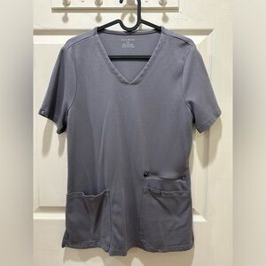 Jaanuu Gray Nursing Scrub Set